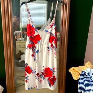 White Floral Cami Sundress